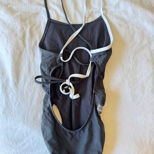 Jolyn Tie Back One Piece Color Block Gabriel 28